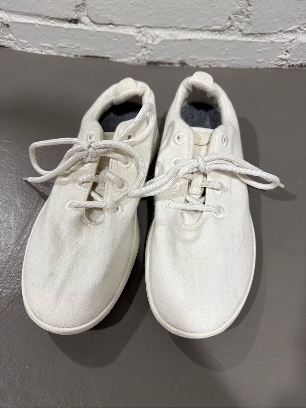 allbirds Women's White Merino Wool Slip-On Sneakers
